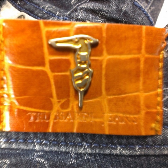 Trussardi Straight Spell Out Jeans Women's 28 #209 - Picture 7 of 8